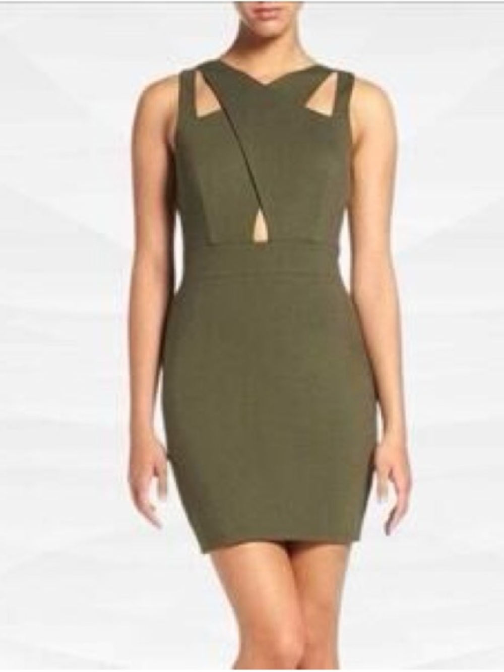 Ali & Jay Cutout Mini Dress in Green - Size S